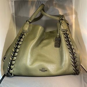 Coach purse. Excellent condition. Olive green